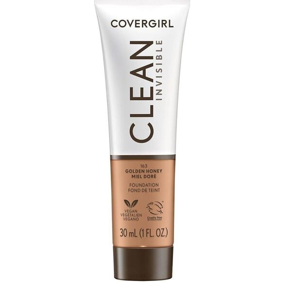 🦋Bundle 5 🦋 For $25 CoverGirl Clean Invisible Golden Honey Foundation New FullSz - Picture 1 of 5